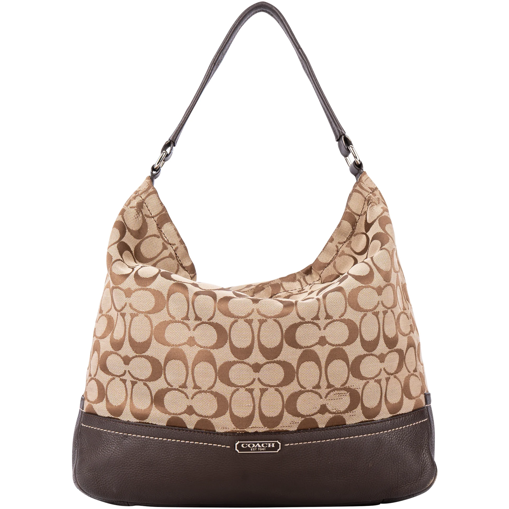 Signature Monogram Park Hobo Shoulder Bag